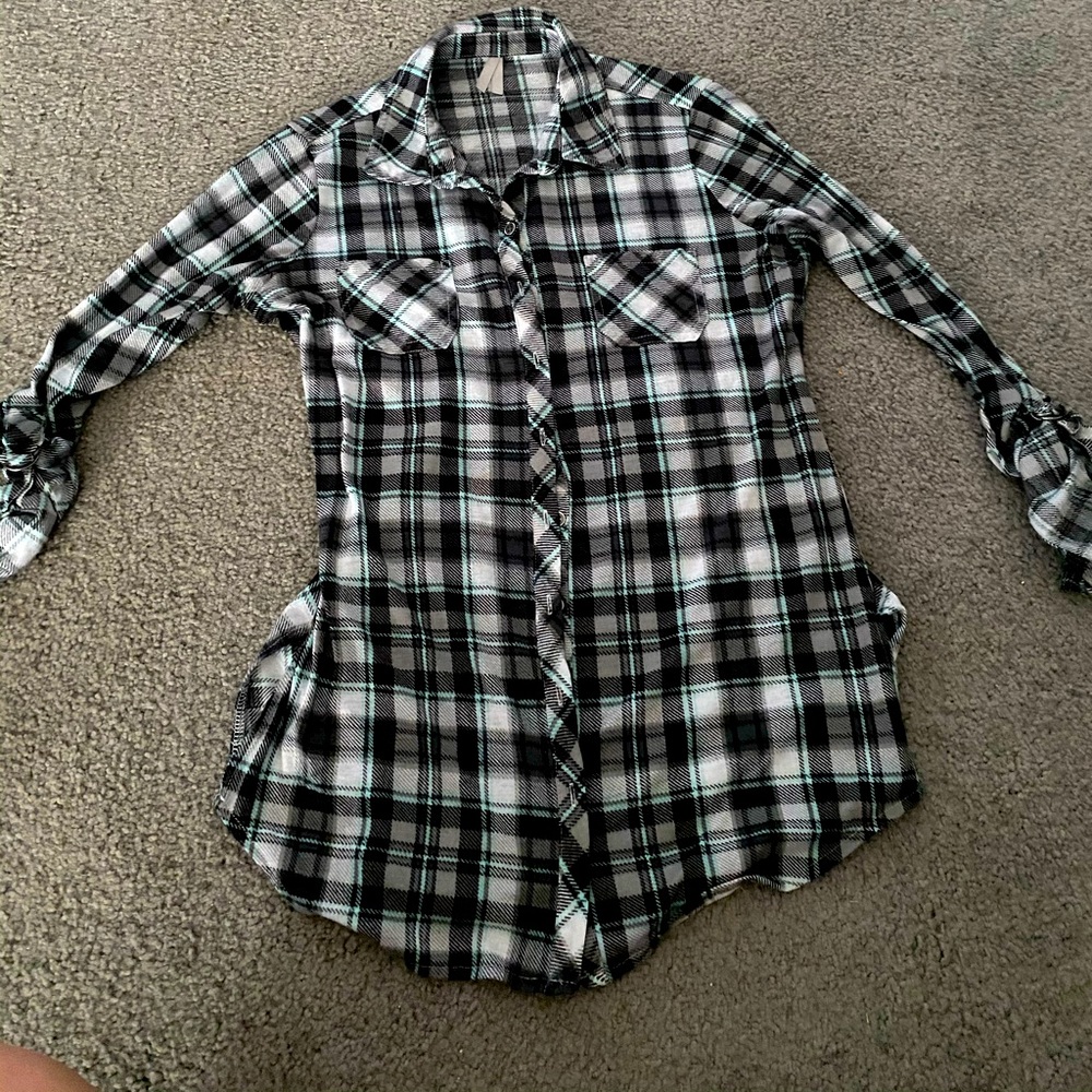Blue and Black Flannel